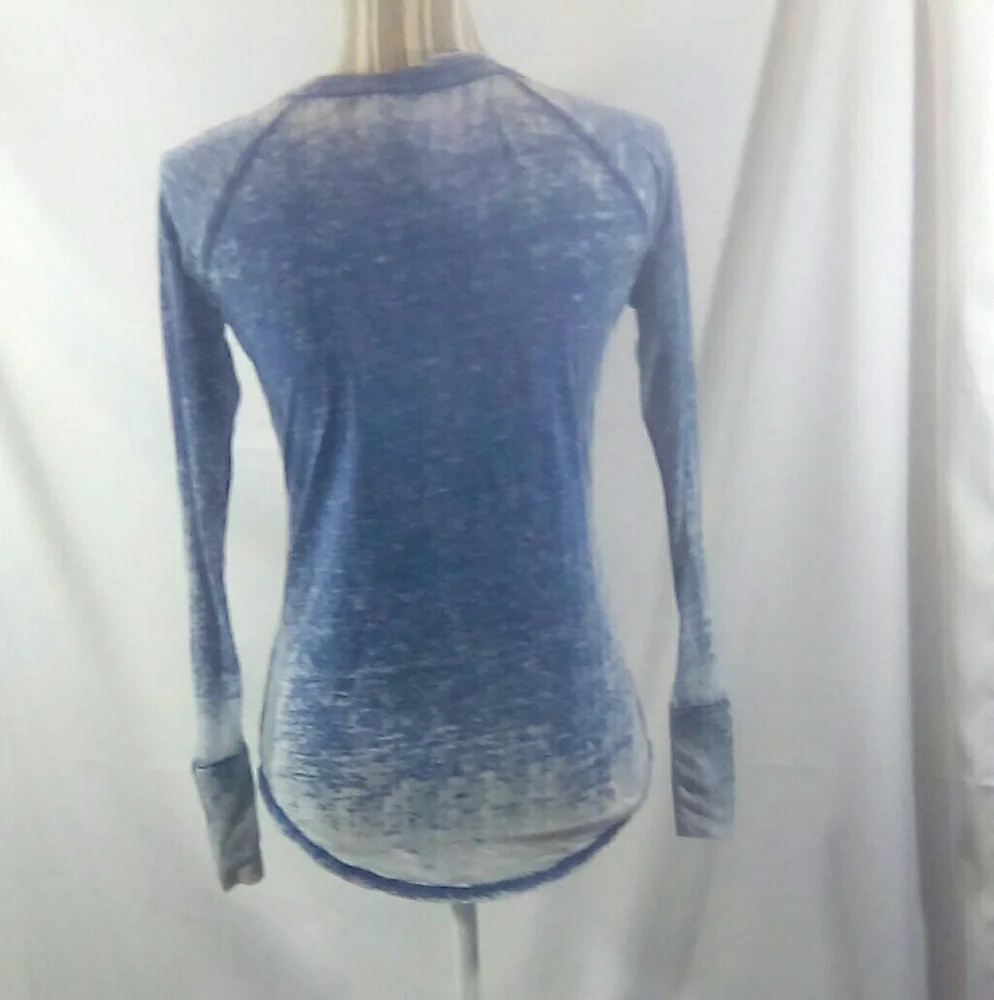 iscream Distressed Blue Long Sleeve BFFS Pajama Top Size XLarge / 16